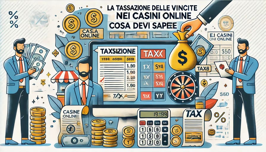 tassazione vincite casinò online